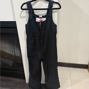 Obermeyer Kids Black Snow Bib Overalls